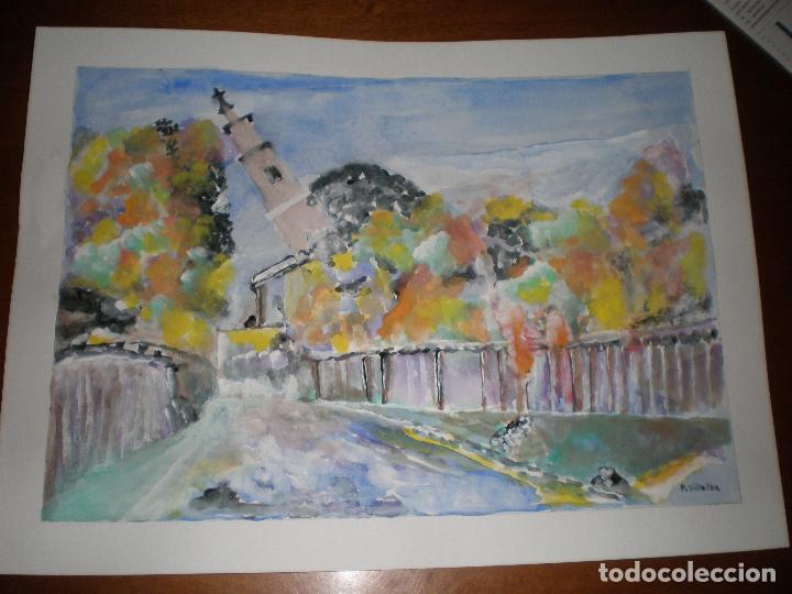 Arte: PAISAJE CONFUSO,29,5 X 40,ACUARELA - Foto 1