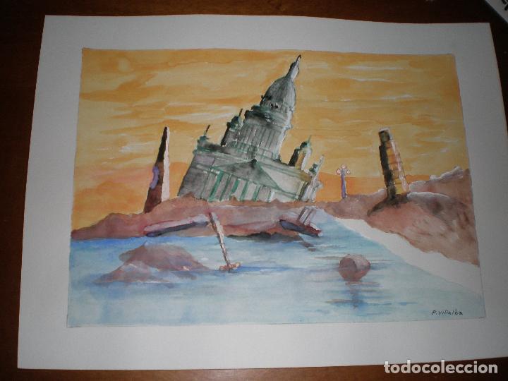 Arte: DERRUMBE,29,5 X 40,ACUARELA - Foto 1