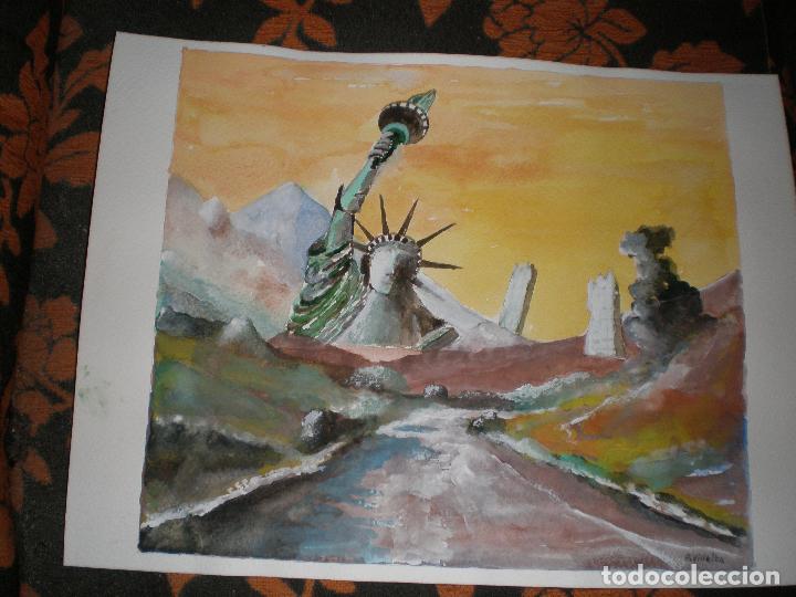 Arte: HIPOTETICO FINAL,30 X 40,ACUARELA - Foto 1