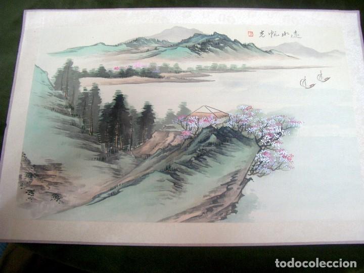 Arte: Pintura china sobre papel de seda, ca9
