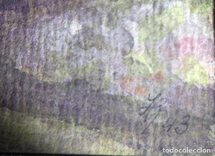Arte: Acuarela firmada 1943 - Foto 5