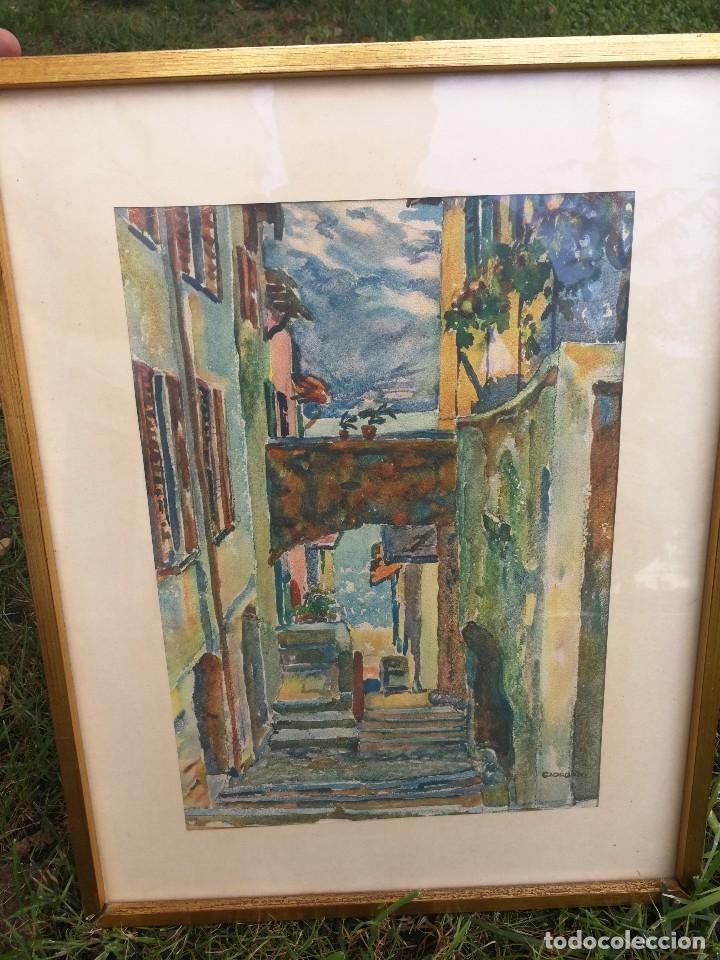 Arte: PRECIOSA ACUARELA PAISAJE ITALIANO- FIRMADO AUTOR,CIORDIANI.