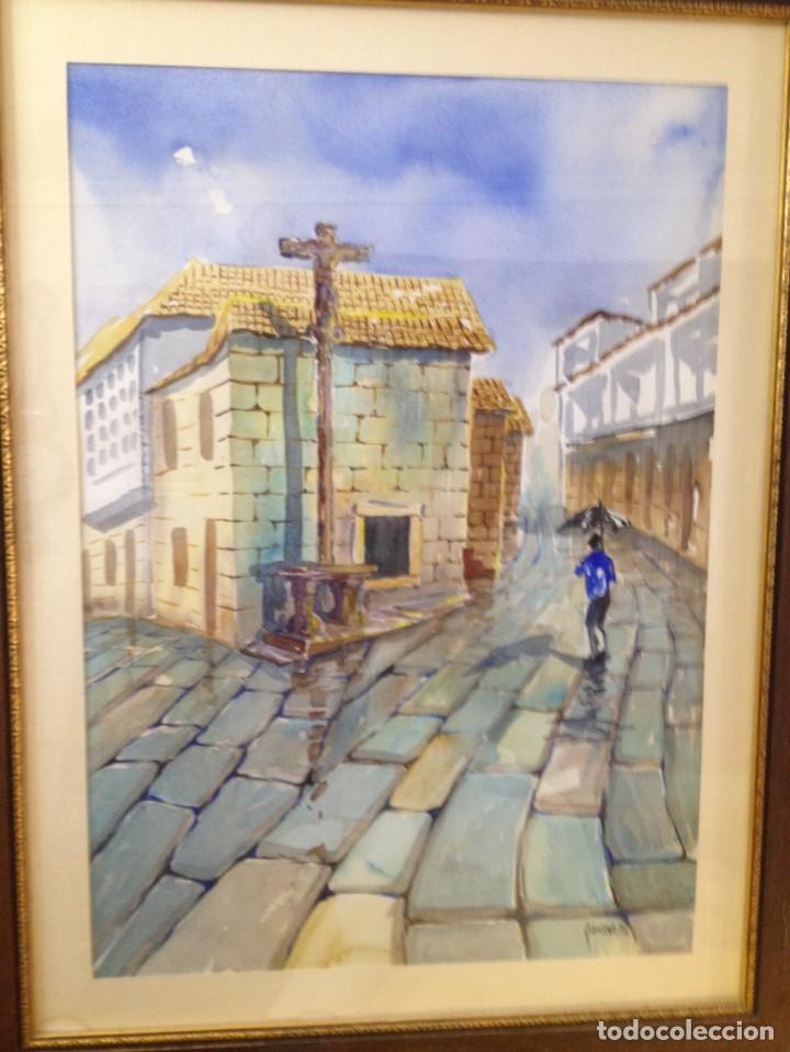 Arte: cruceiro entre calles gallegas - Foto 1