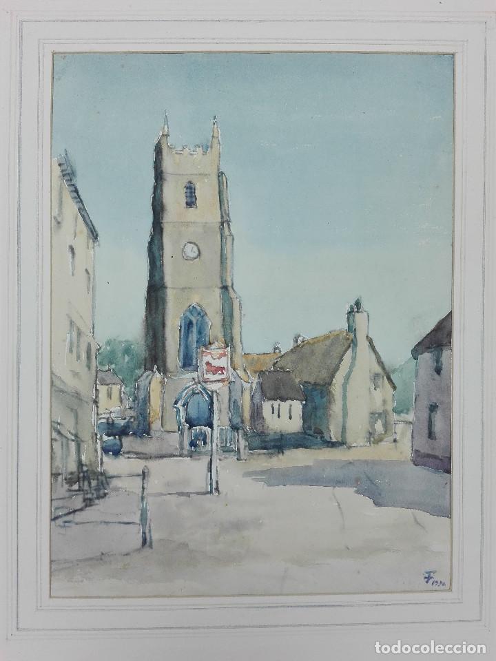 Arte: ACUARELA SOBRE CARTON, ANONIMO