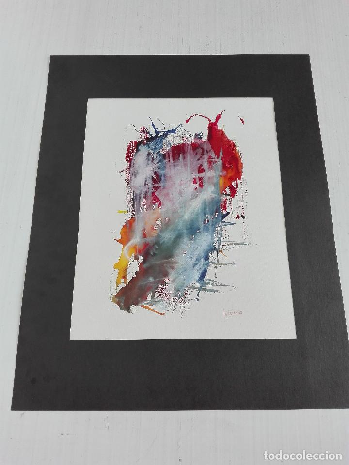 Arte: IGNACIO BELDA, TECNICA MIXTA SOBRE PAPEL - Foto 1