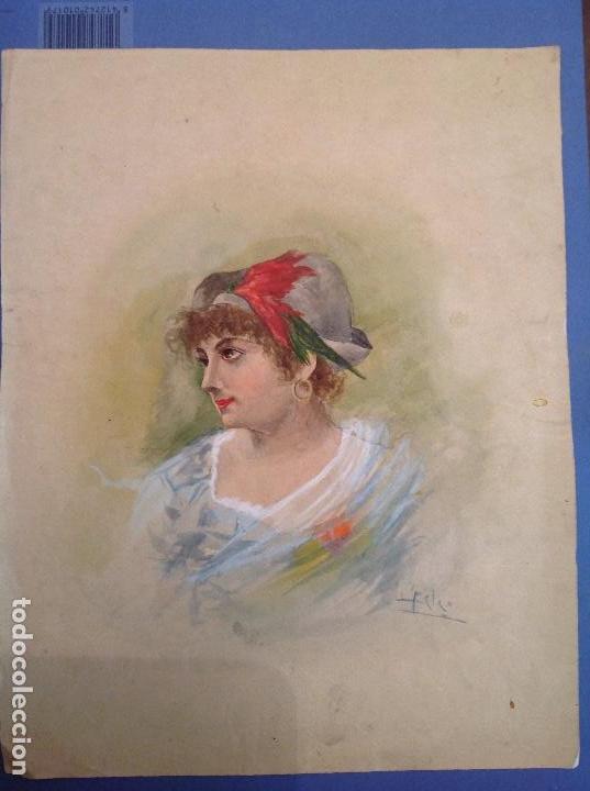 Arte: Luis Palao. Retrato de dama - Foto 1