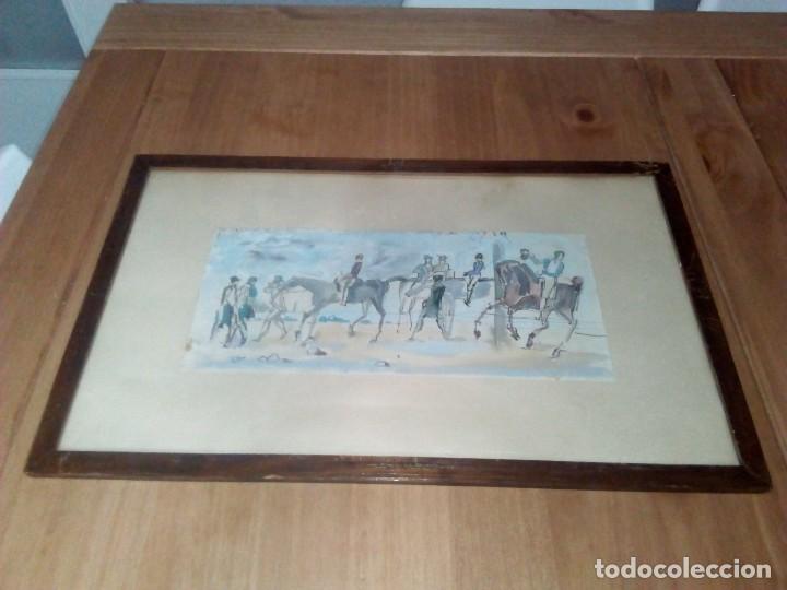 Arte: Preciosa acuarela antigua - Foto 2