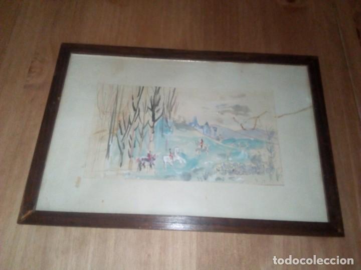 Arte: Preciosa acuarela antigua - Foto 1