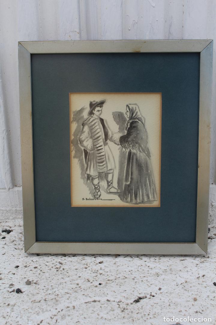 Arte: cuadro original firmado en acuarela - Foto 1