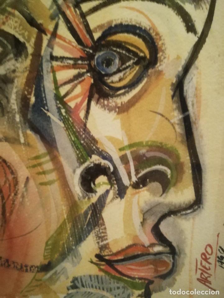 Arte: Acuarela de artero . ALEGOR&Iacute;A A PICASSO