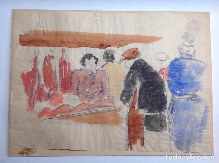 Arte: RIcardo Canals. En el mercado. - Foto 1