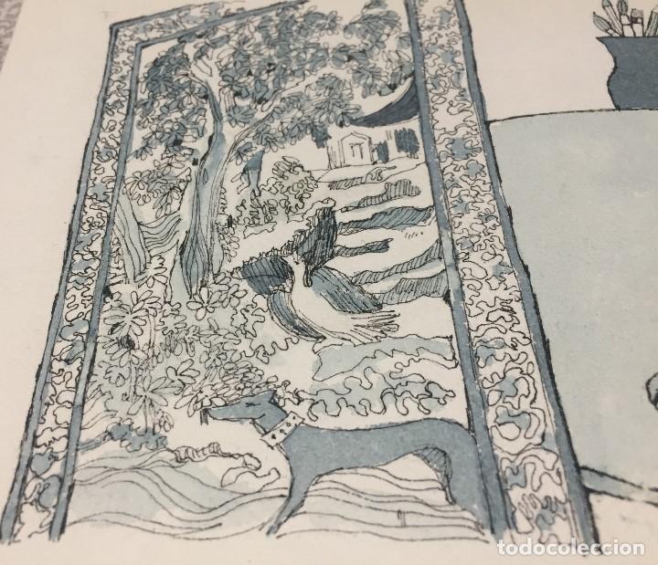 Arte: Boada, Pedro, ilustraci&oacute;n original 1972 - Foto 3