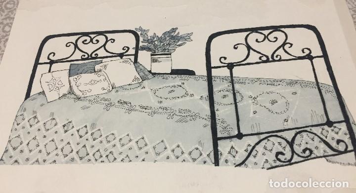Arte: Boada, Pedro, ilustraci&oacute;n original 1972 - Foto 1