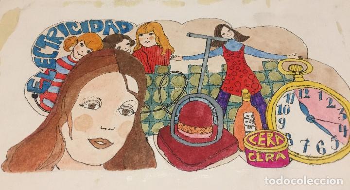 Arte: Boada, Pedro, ilustración original 1972 - Foto 1 - 123360471