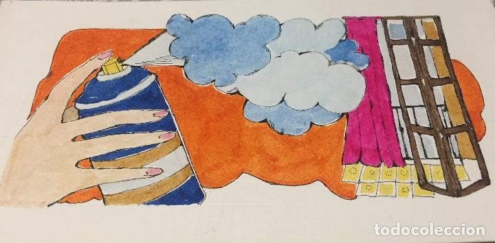 Arte: Boada, Pedro, ilustraci&oacute;n original 1972 - Foto 1
