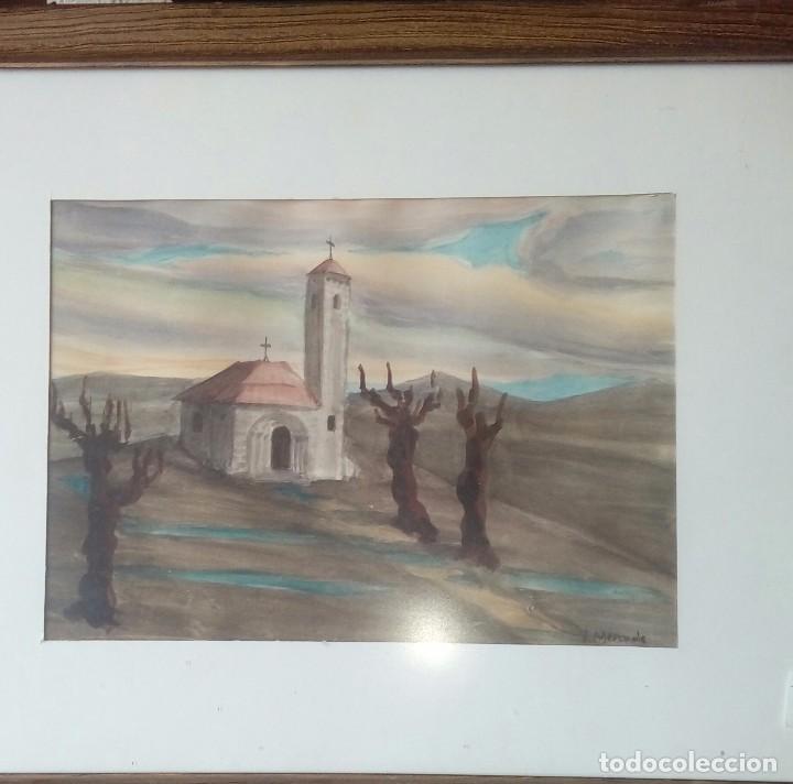 Arte: J.Mercade Paisaje acuarela - Foto 1