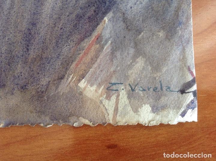 Arte: Eulogio Varela. Dama con flor. - Foto 2