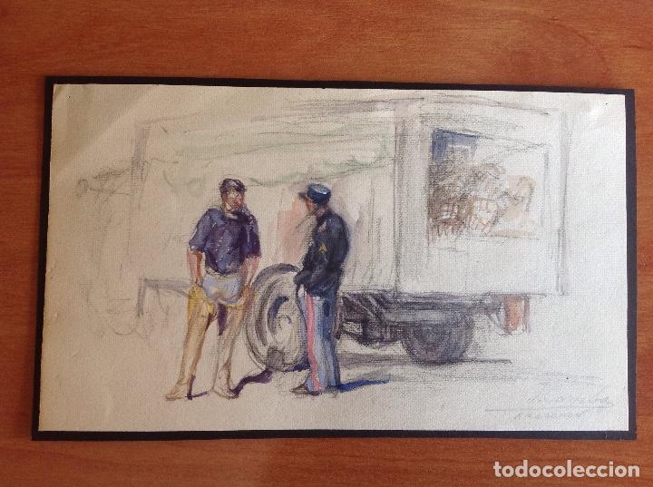 Arte: Juan Comba. Militares franceses. - Foto 1