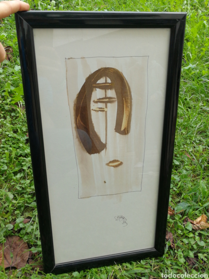 Arte: OBRA ACUARELA ISIDRE MARCET, (SITGES) 1983. 54X29CM.