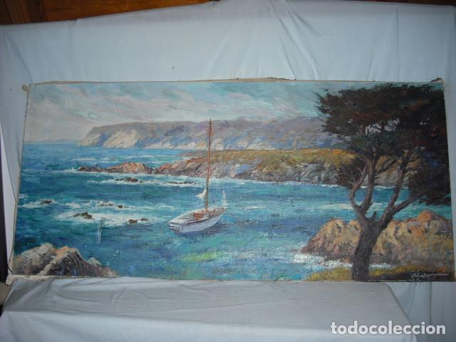 Arte: PAISAJE MARINO DE 1,30 X 0,60