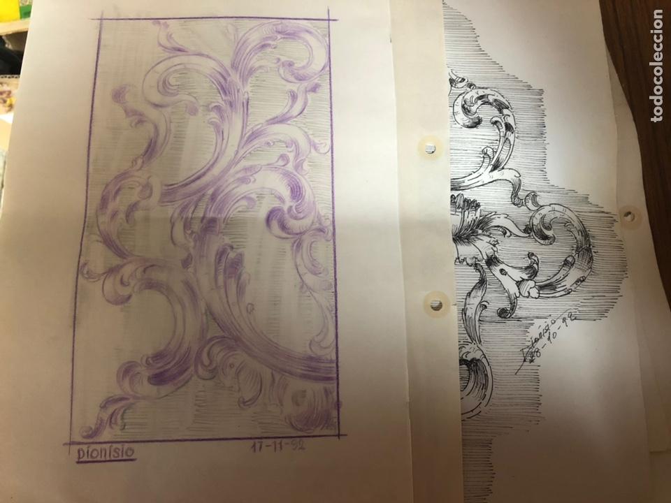 Kunst: DIONISIO NAVARRO ACUARELISTA VALENCIANO-10 BOCETOS A MANO ALZADADA.