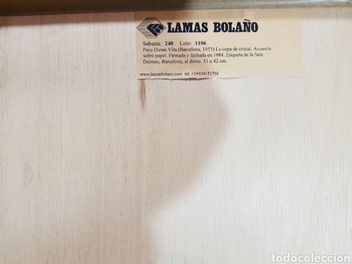 Arte: Bodegon t&eacute;cnica mixta Paco Dur&aacute;n Vila - Foto 10