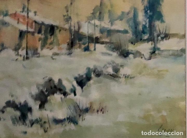 Arte: Serrano - Acuarela - Firmada - Foto 1