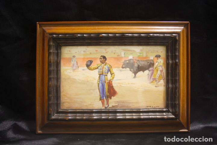 Art: Acuarela serie corrida de toros J. Reus Parra