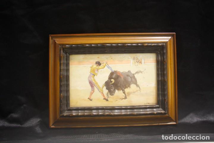 Art: Acuarela serie corrida de toros de J. Reus Parra