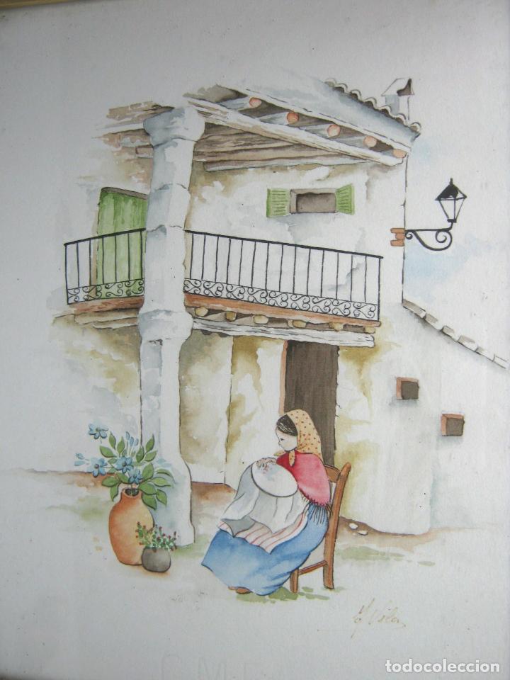 Arte: Bordadora - acuarela - Foto 1