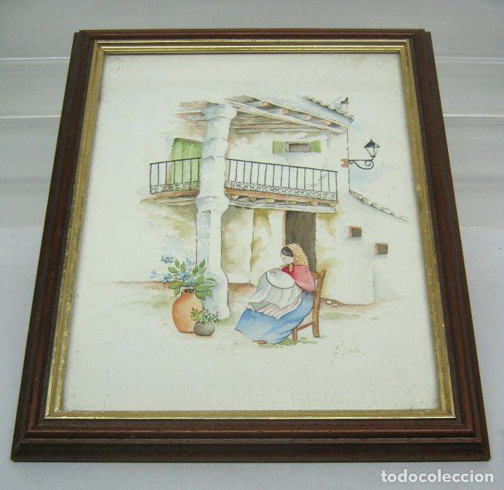 Arte: Bordadora - acuarela - Foto 3