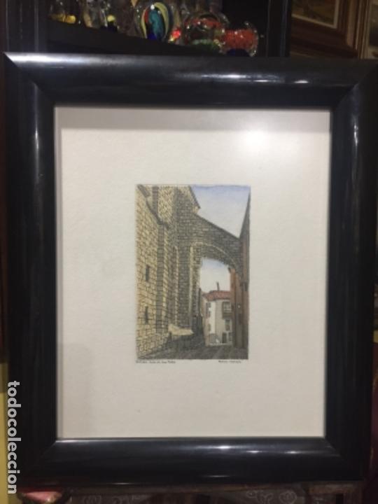 Arte: ZAMORA. ORIGINAL ACUARELA DE DE LA IGLESIA SAN ILDEFONSO. HORACIO CUADRADO.