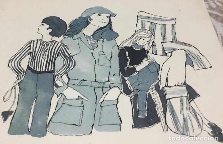 Arte: Boada, Pedro, ilustraci&oacute;n original 1972 - Foto 2