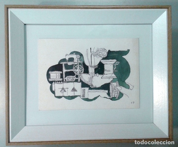 Arte: Boada, Pedro, ilustraci&oacute;n original 1972 - Foto 3