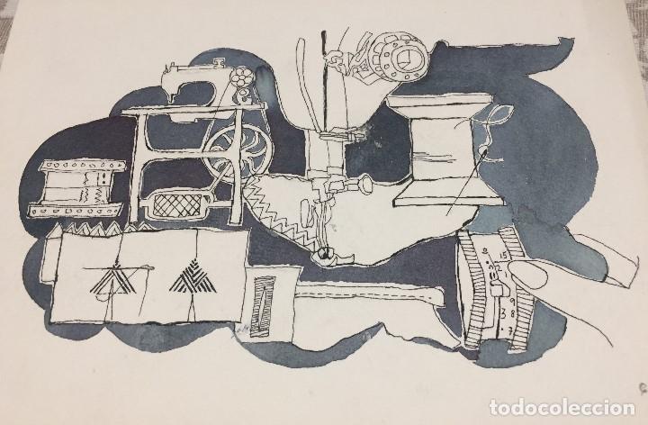 Arte: Boada, Pedro, ilustraci&oacute;n original 1972 - Foto 2