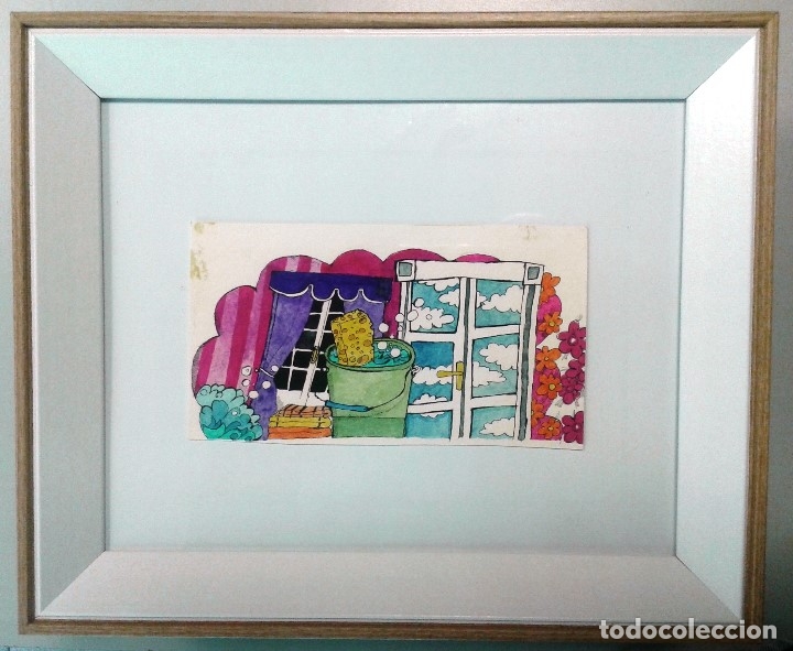 Arte: Boada, Pedro, ilustraci&oacute;n original 1972 - Foto 1