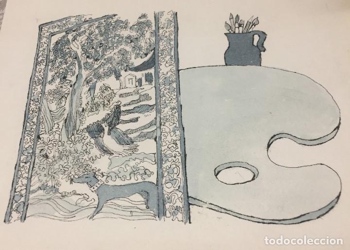 Arte: Boada, Pedro, ilustraci&oacute;n original 1972 - Foto 2