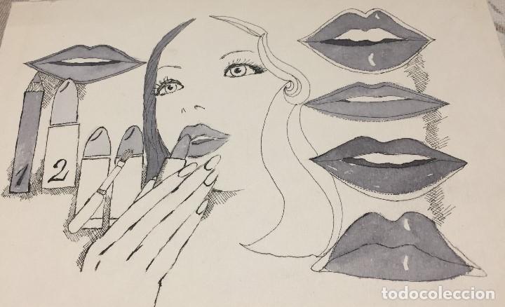 Arte: Boada, Pedro, ilustraci&oacute;n original 1972 - Foto 2