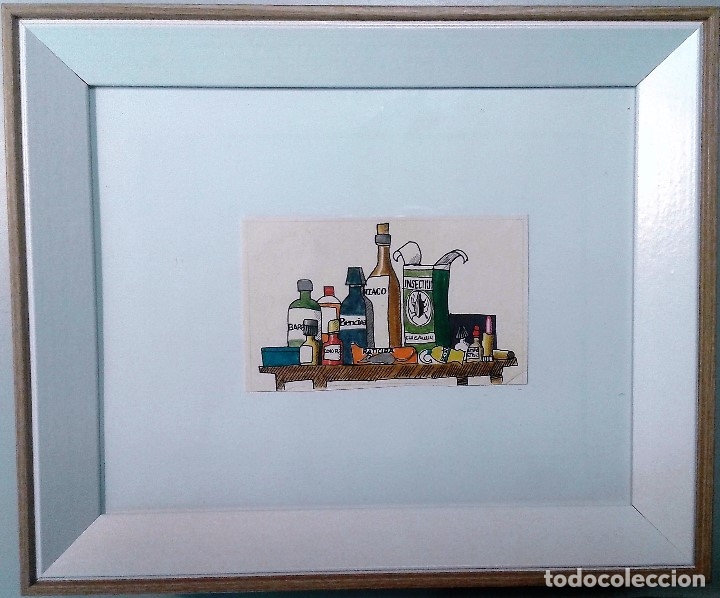 Arte: Boada, Pedro, ilustraci&oacute;n original 1972 - Foto 1