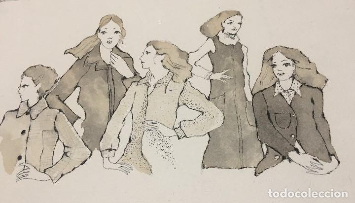 Arte: Boada, Pedro, ilustraci&oacute;n original 1972 - Foto 2