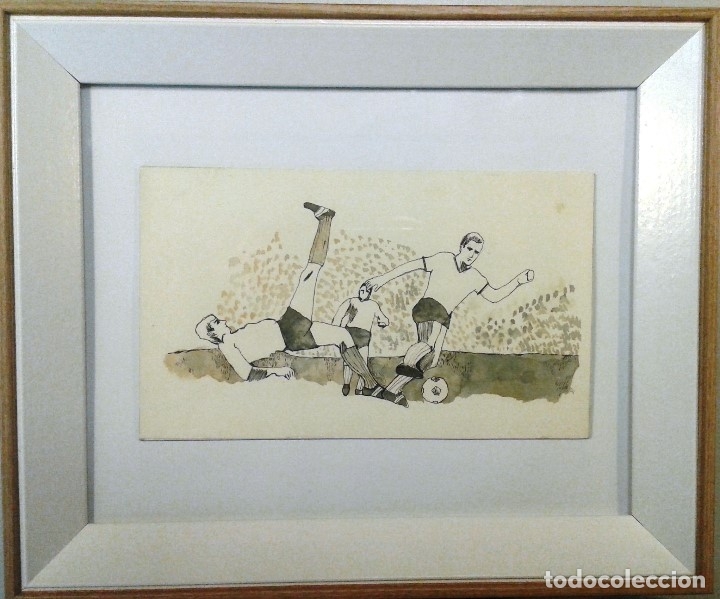Arte: Boada, Pedro, ilustraci&oacute;n original 1972 - Foto 1