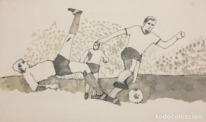 Arte: Boada, Pedro, ilustraci&oacute;n original 1972 - Foto 2