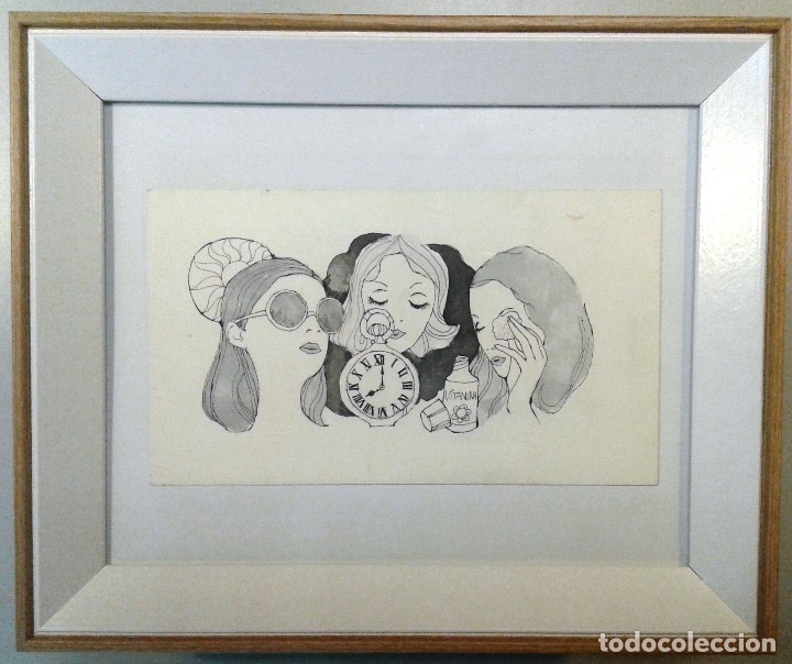 Arte: Boada, Pedro, ilustración original 1972 - Foto 1 - 123358447