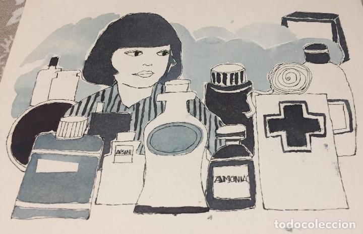 Arte: Boada, Pedro, ilustraci&oacute;n original 1972 - Foto 2