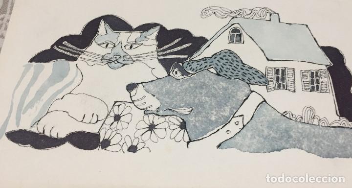 Arte: Boada, Pedro, ilustraci&oacute;n original 1972 - Foto 2