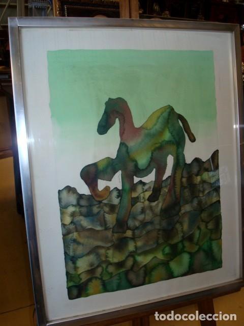 Arte: Acuarela representando a caballo - Foto 2