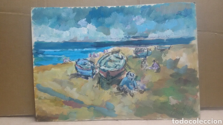 Arte: Pescadores junto a la costa - Foto 4