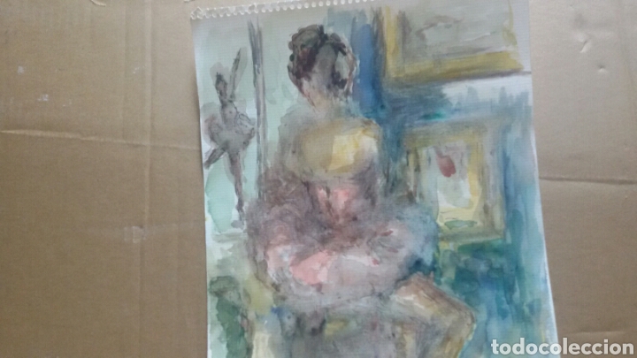 Arte: Bailarina obra( original Acuarela ) - Foto 3