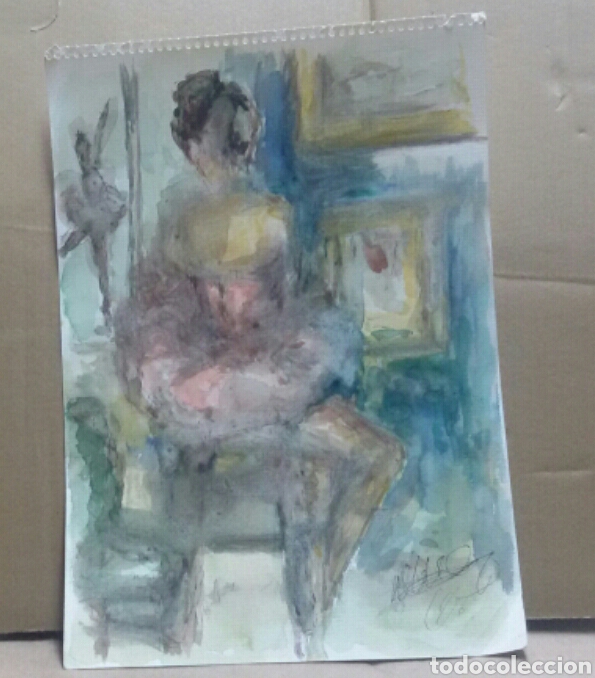 Arte: Bailarina obra( original Acuarela ) - Foto 4