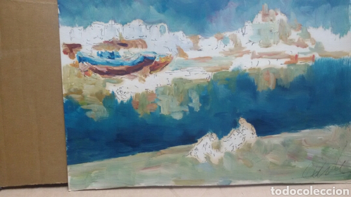 Arte: Acuarela costa obra original - Foto 2